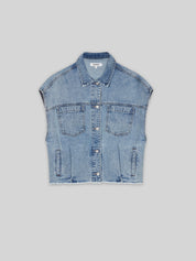 Jeansweste KARI blue