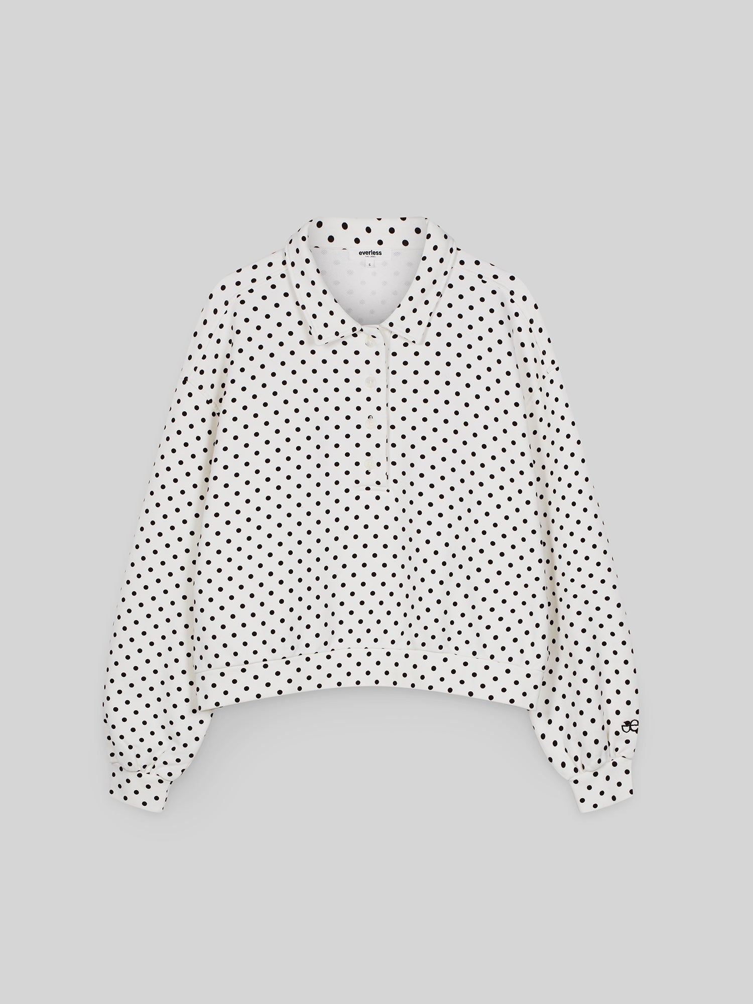 Sweater SUE cropped polka dot