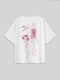 T-Shirt PHILIPPA classic white print