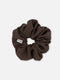 Scrunchie HILDA dark brown