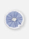 Scrunchie SVEA light blue/white striped