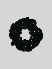 Scrunchie EVA black/white dots