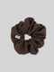 Scrunchie HILDA dark brown