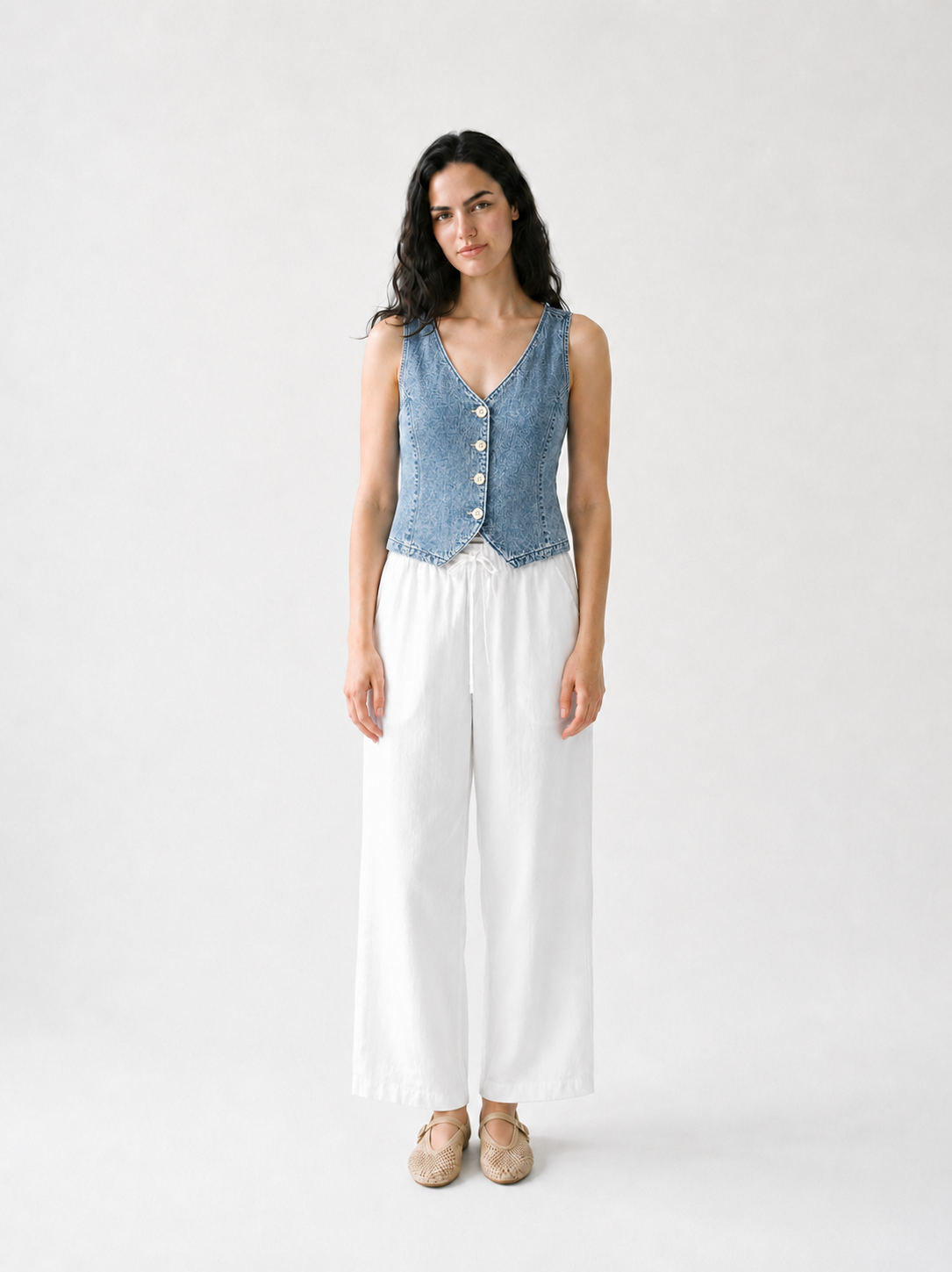 Weste SYLVA light blue