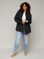 Leinenbluse SARAH black