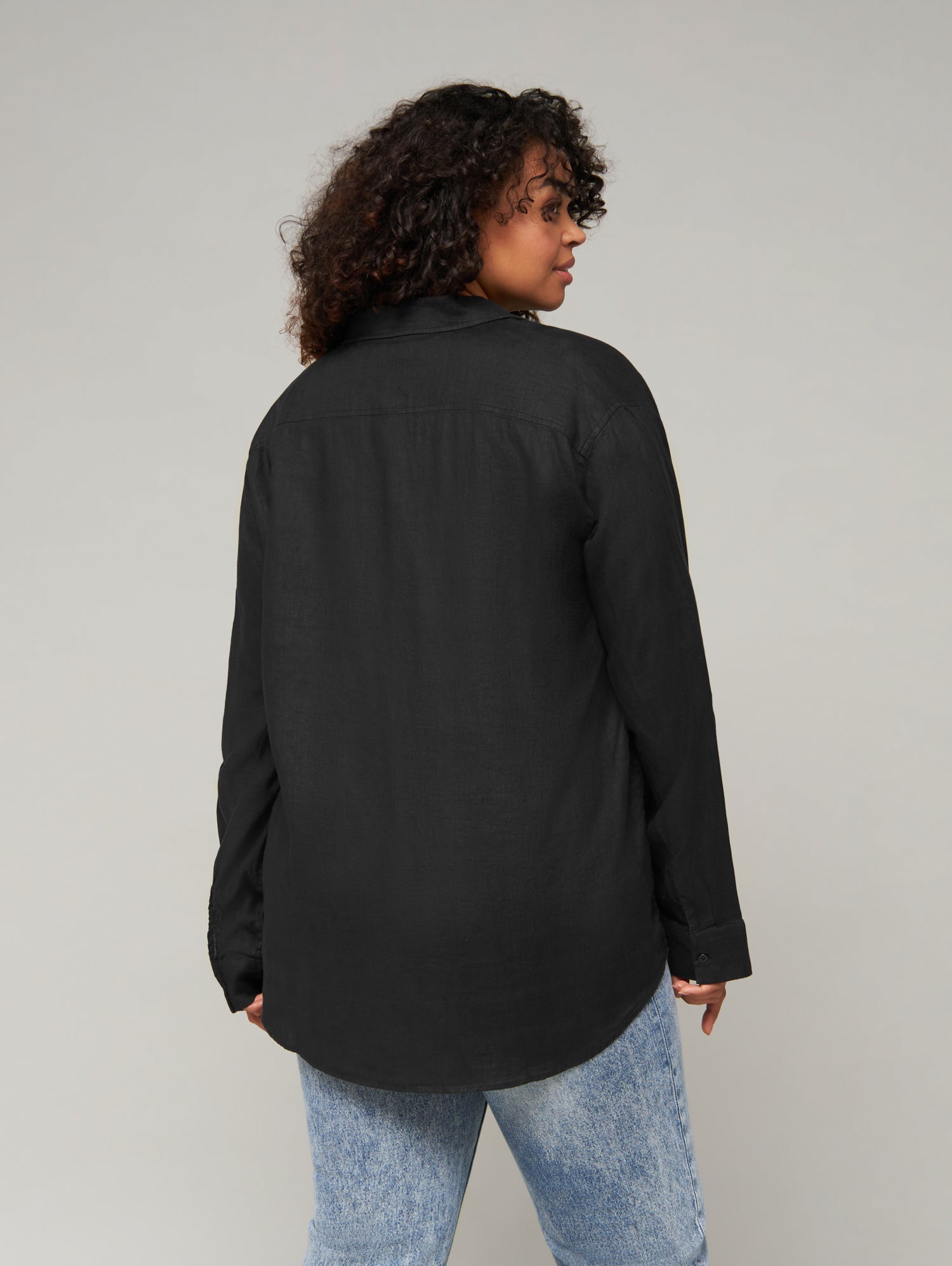 Leinenbluse SARAH black