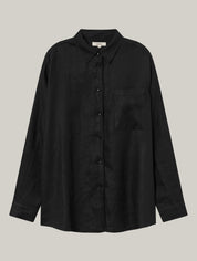 Leinenbluse SARAH black