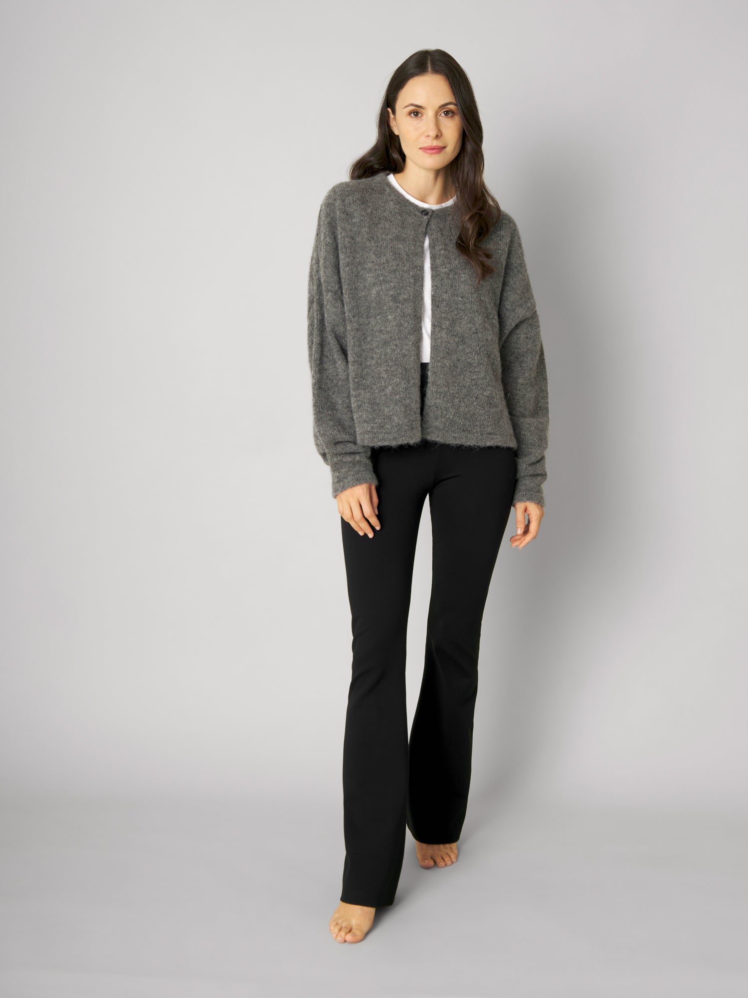 Strickjacke FRIDA anthrazite