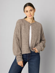 Strickjacke FRIDA sandy beige