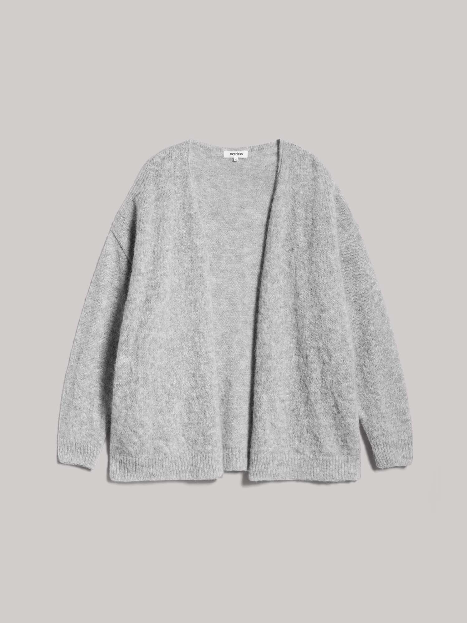 Strickjacke JESSY cosy grey