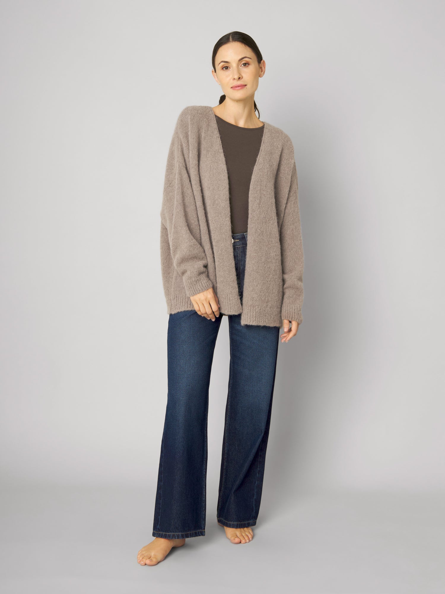 Strickjacke JESSY nougat