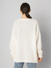 Strickjacke JESSY white
