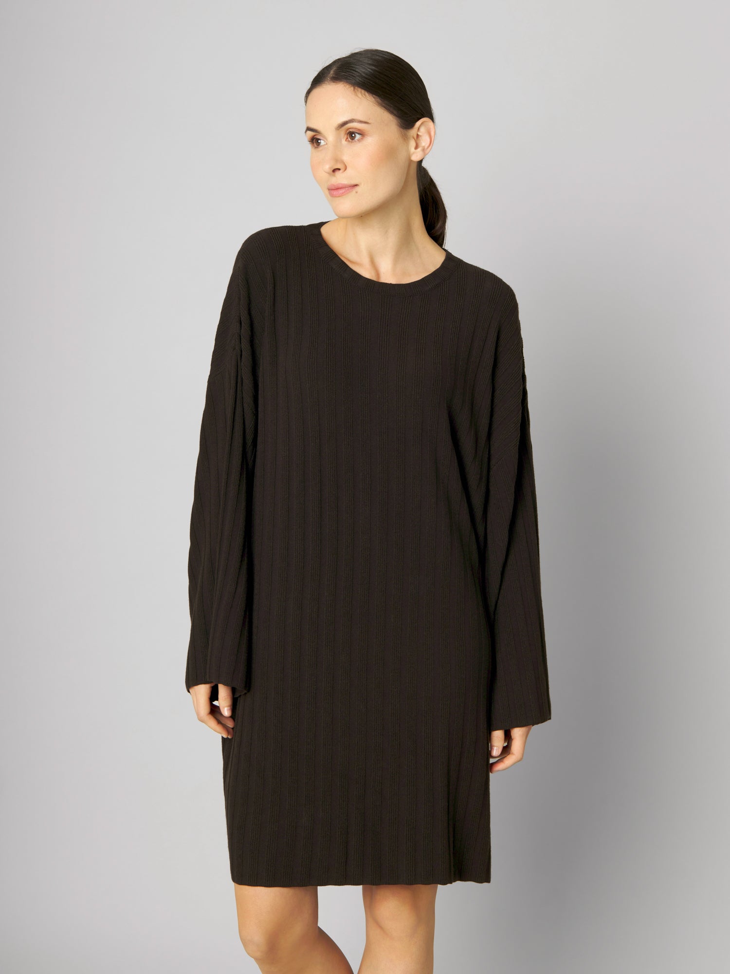 Strickkleid ANNI dark brown