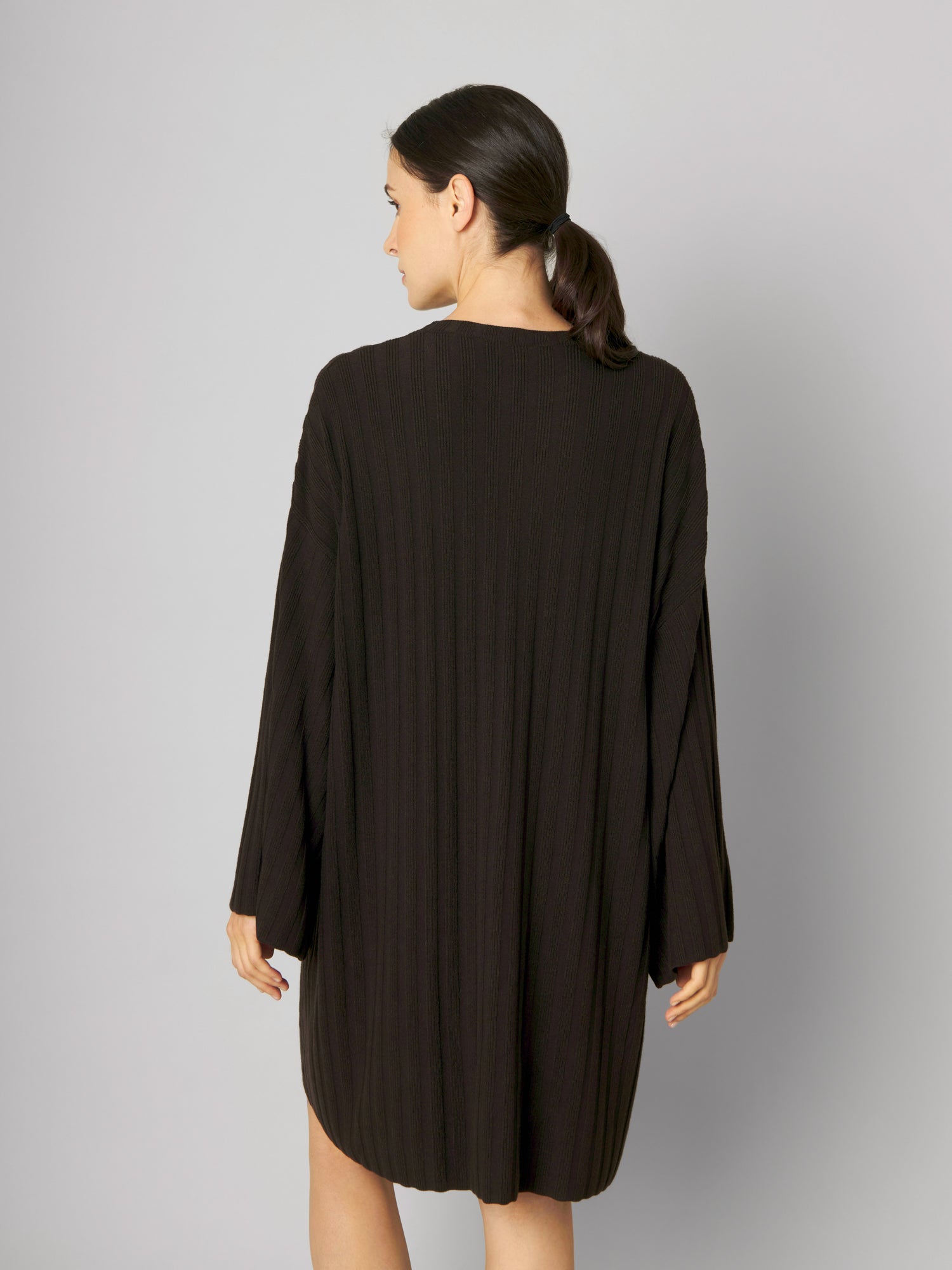 Strickkleid ANNI dark brown