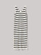 Strickkleid HELENA white/black striped