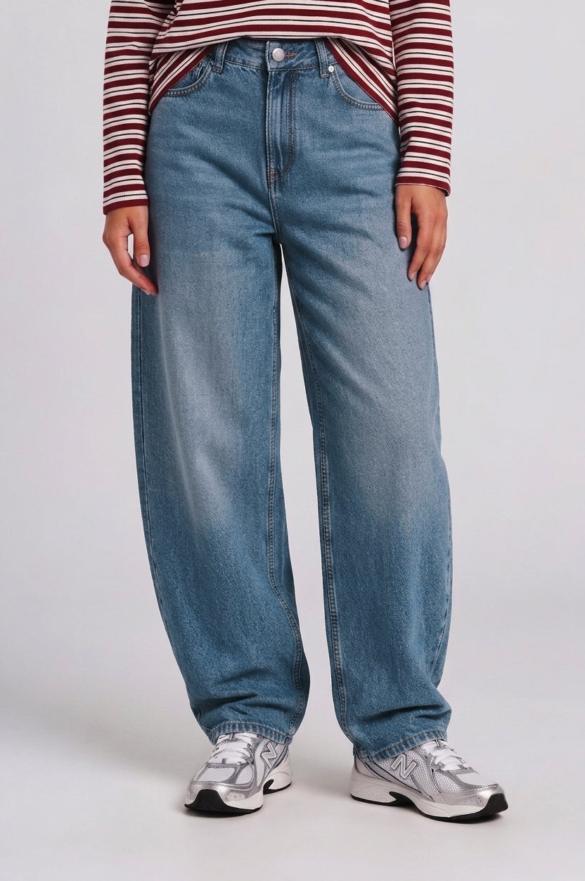 Jeans BARELLAA mid blue
