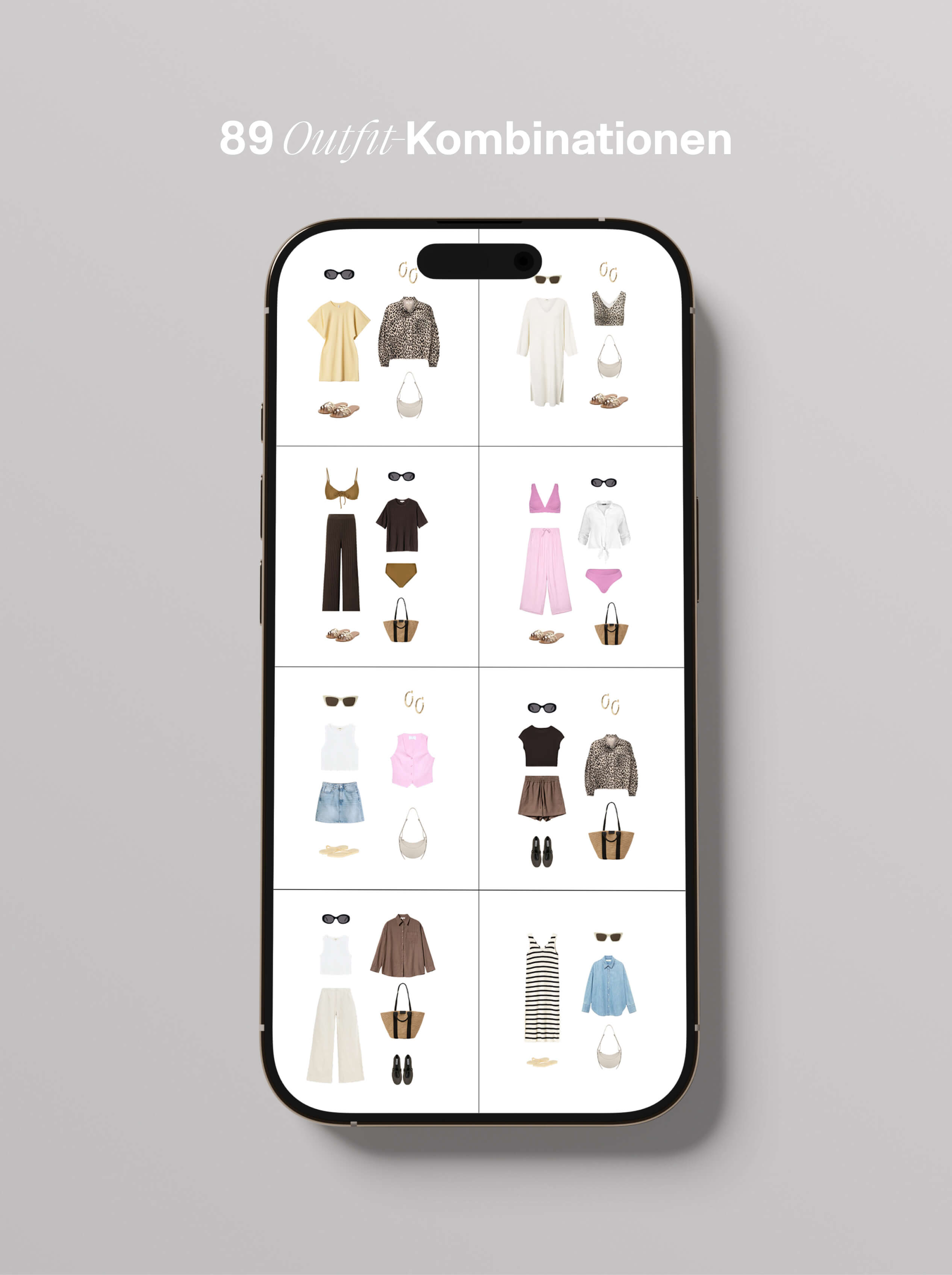 Capsule Wardrobe - Urlaubszeit