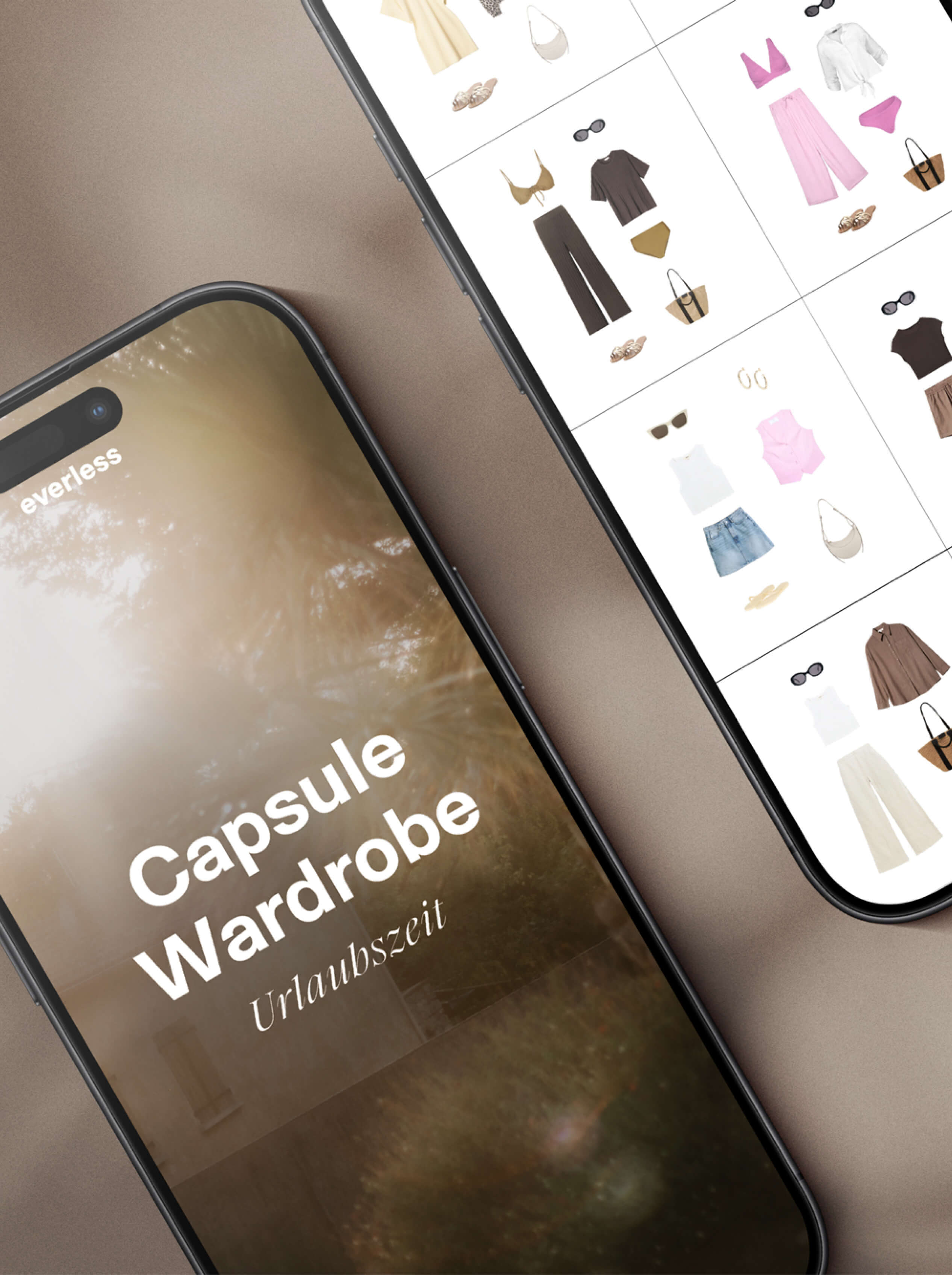Capsule Wardrobe - Urlaubszeit