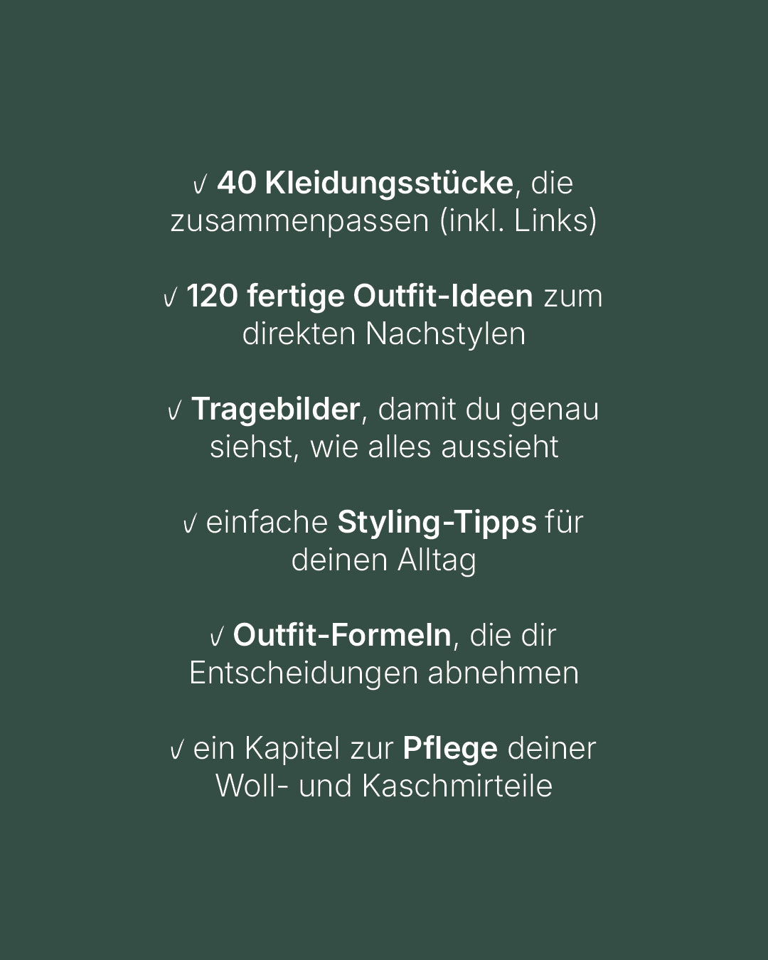 Capsule Wardrobe - Herbst 2026