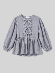 Bluse FENJA gingham summer night
