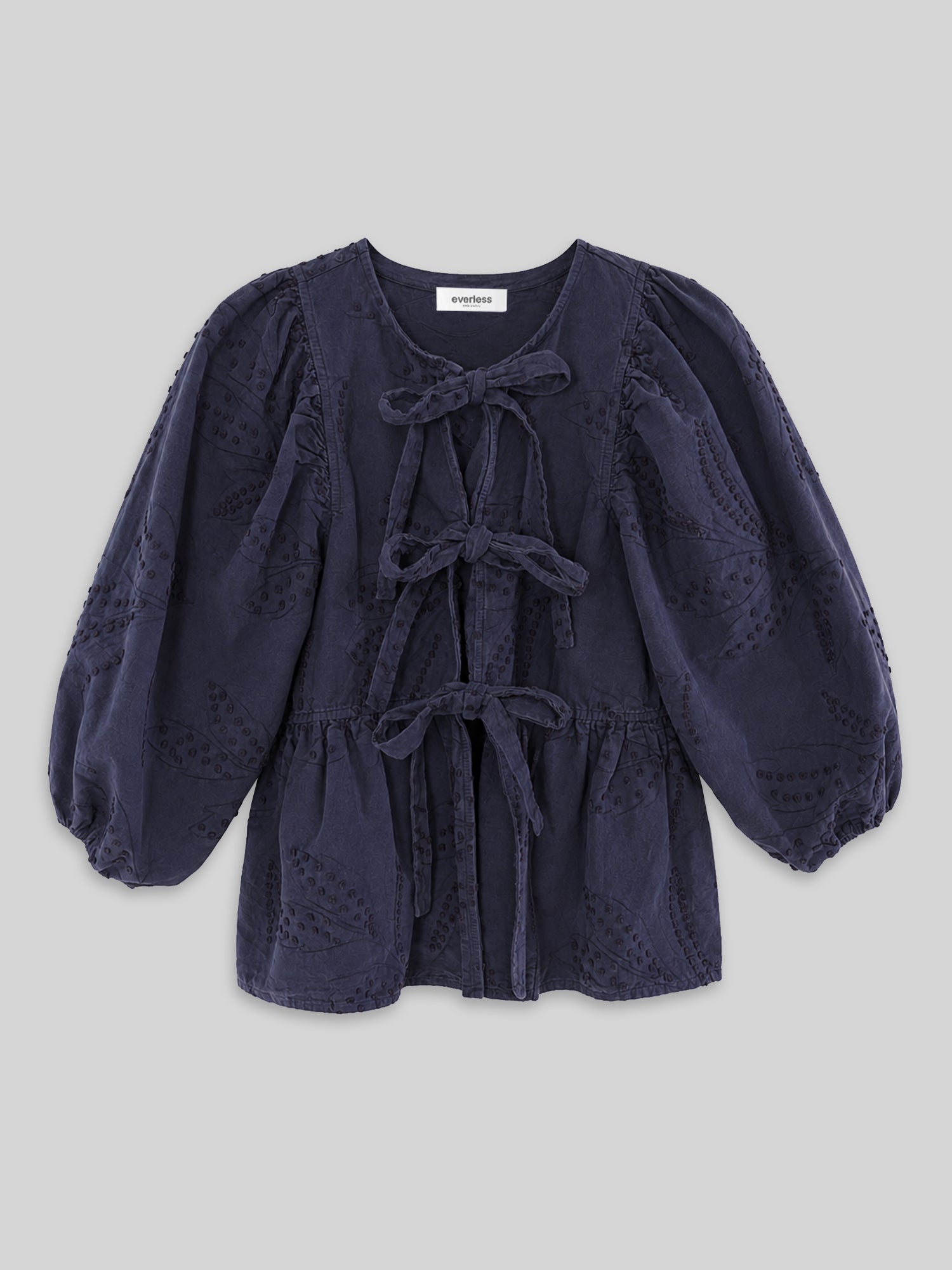 Bluse FENJA summer night embroidery