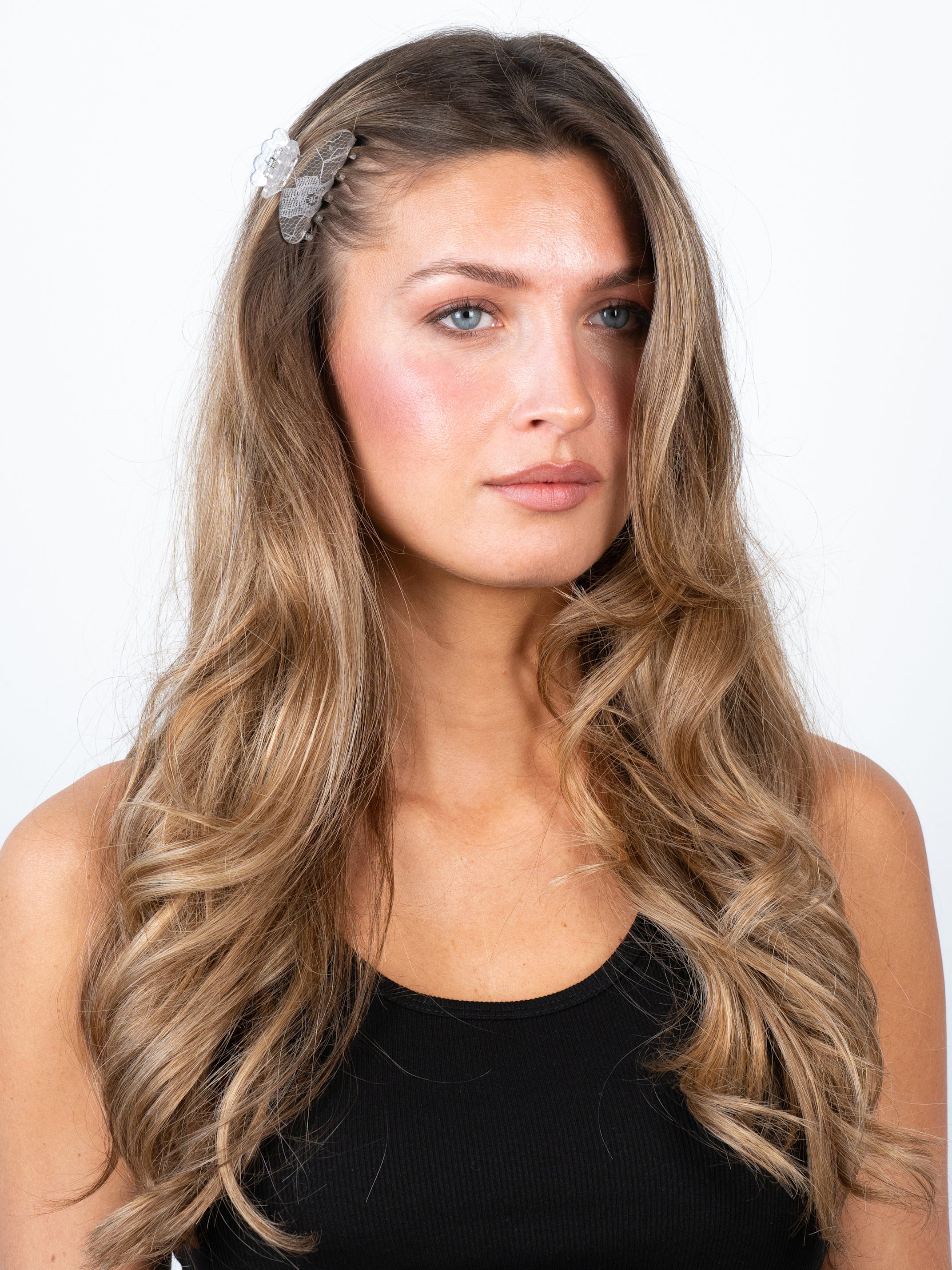 Haarklammer HELENE mini grey