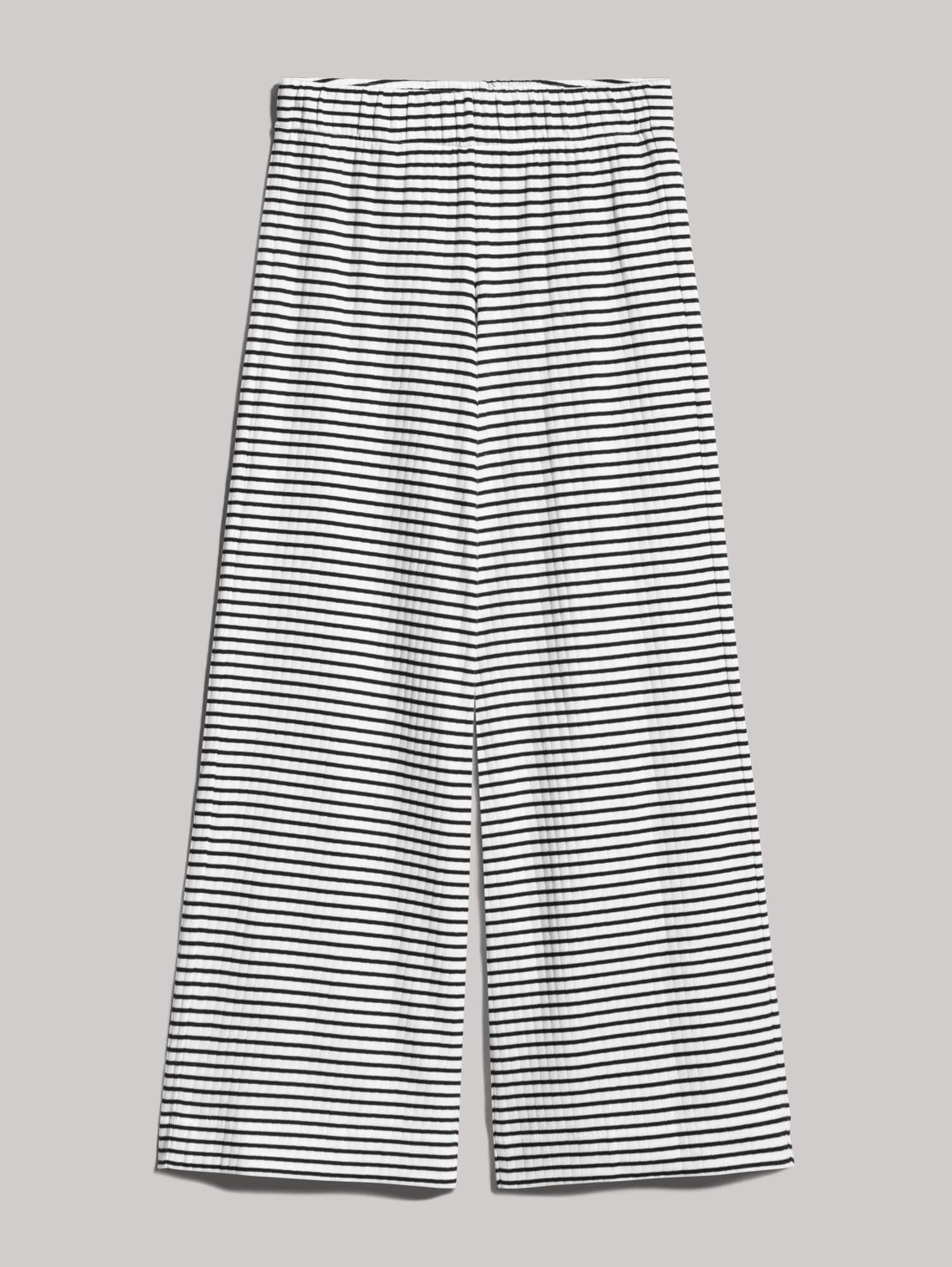 Jerseyhose VALENTINA black/white striped