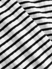 Jerseyhose VALENTINA black/white striped
