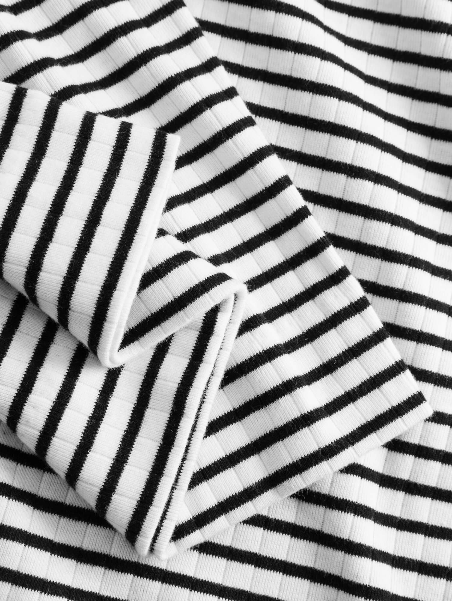 Jerseyhose VALENTINA black/white striped