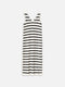 Strickkleid HELENA white/black striped