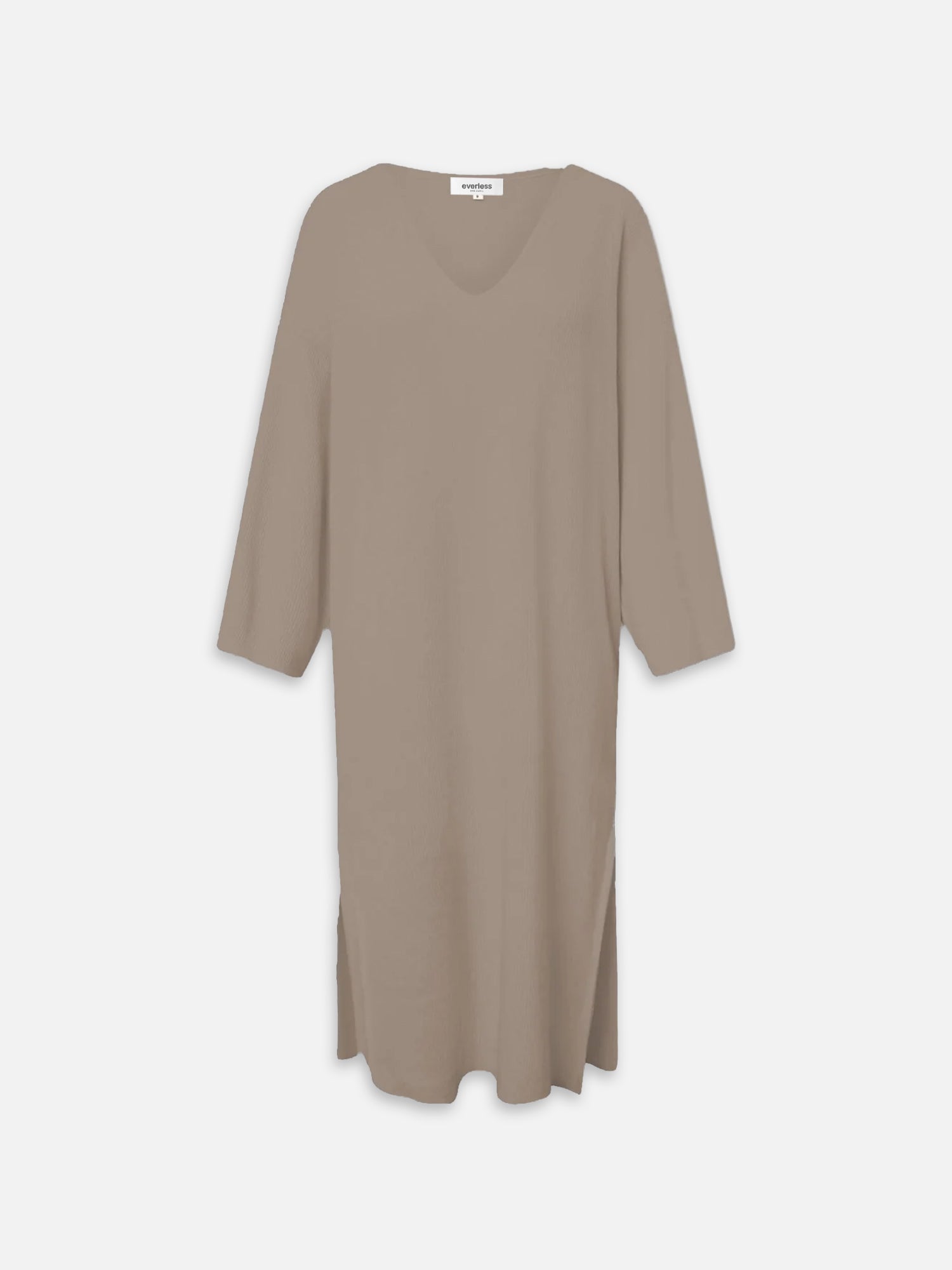 Langes Strickkleid MAURA in braun