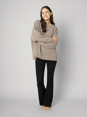 Strickpullover MIMI sandy beige