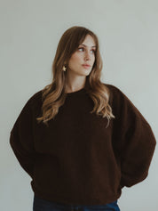 Strickpullover IRA dark brown