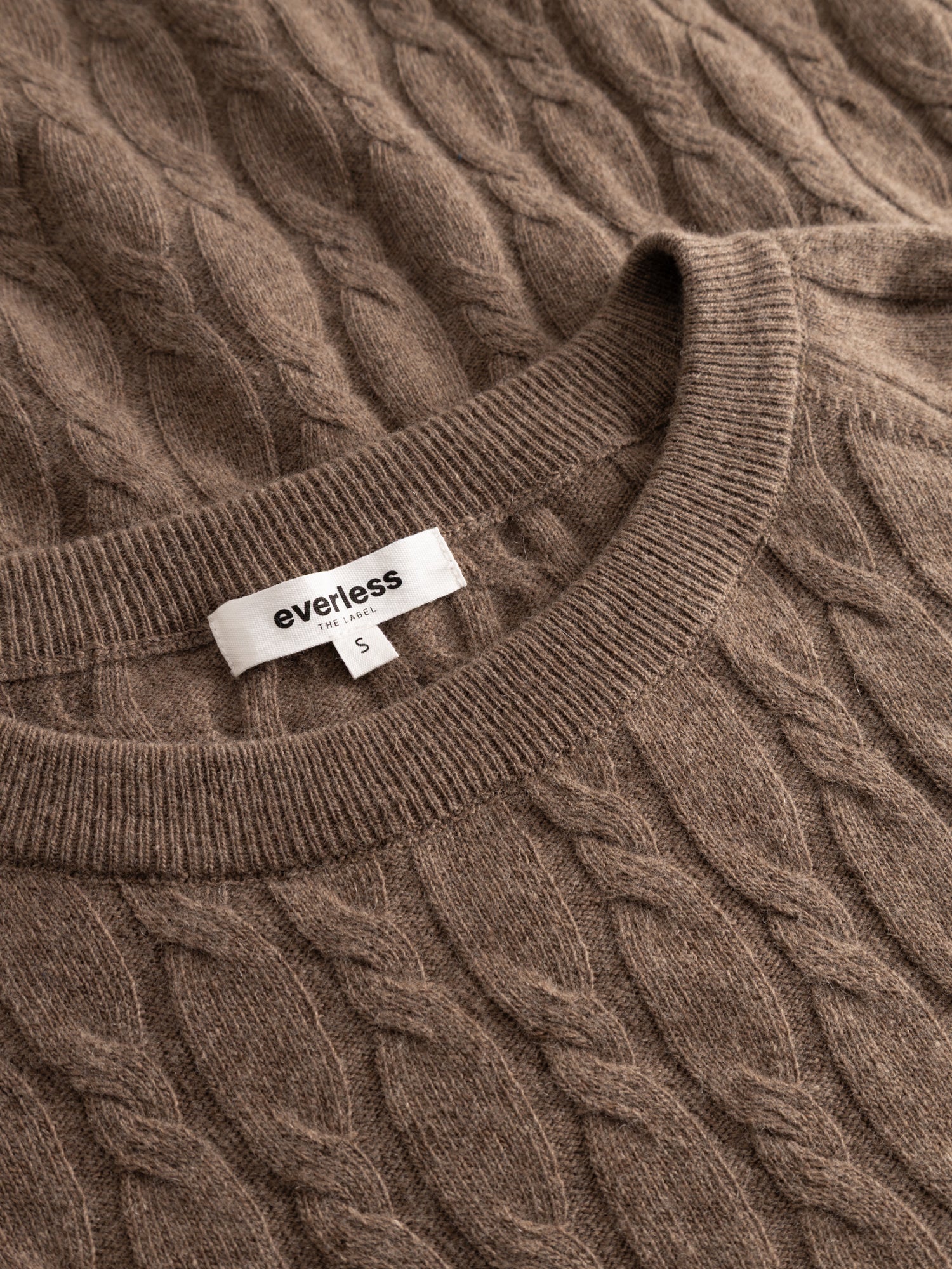 Strickpullover MILA brown melange