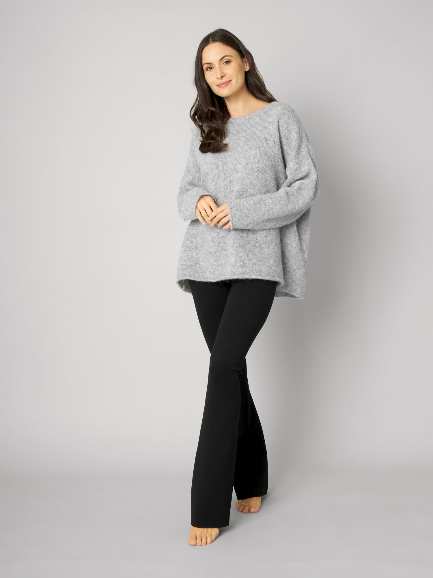 Strickpullover MIMI cosy grey