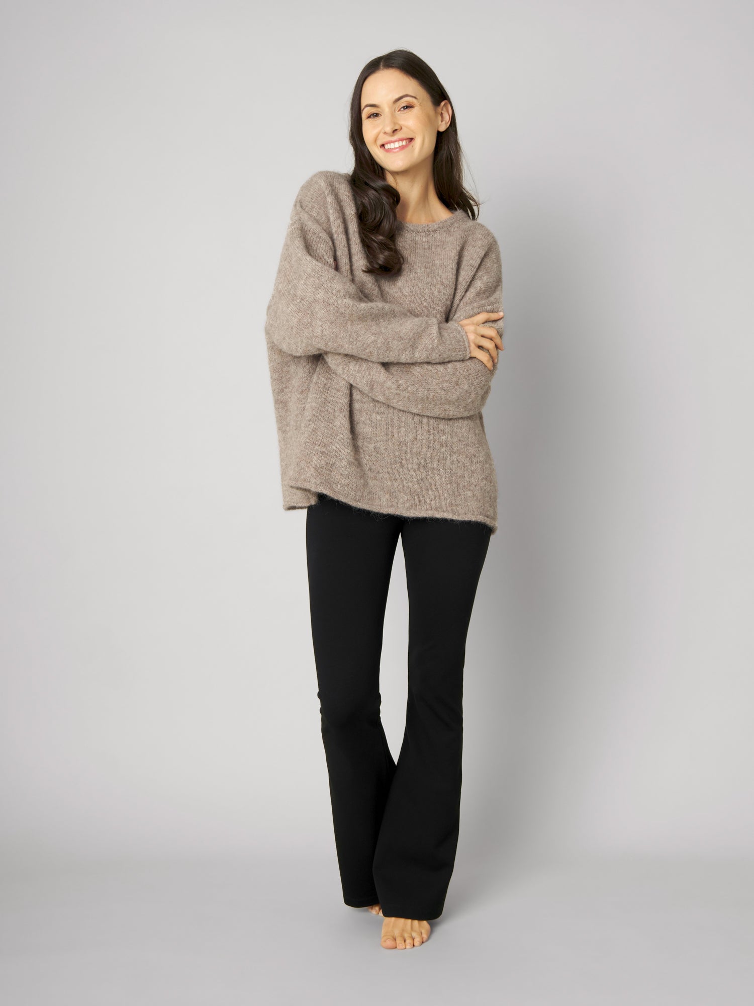 Strickpullover MIMI sandy beige