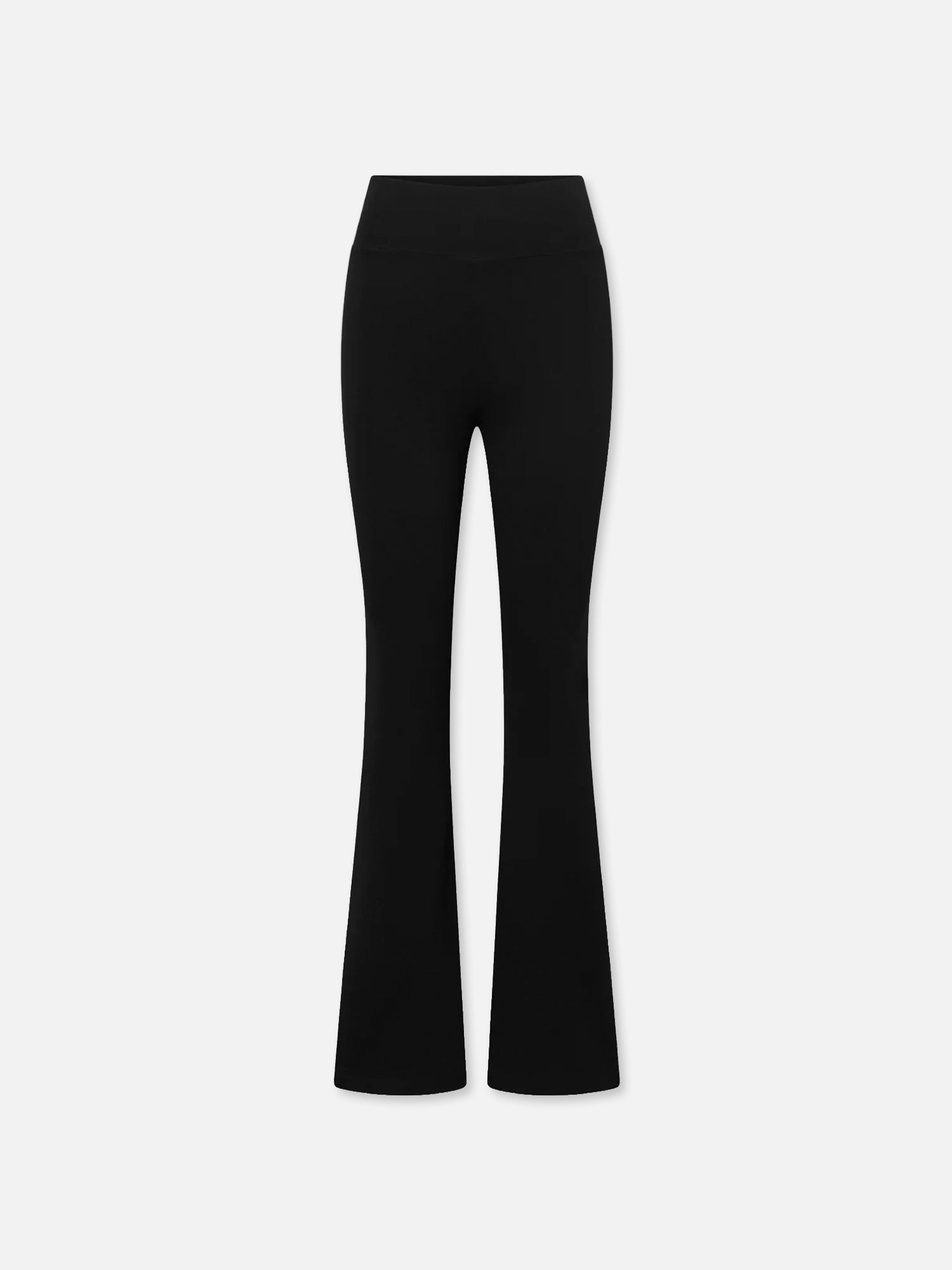 Leggings MARIE flared in Schwarz mit ausgestellten Bein