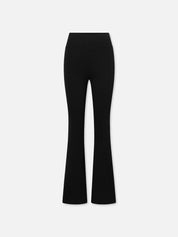 Leggings MARIE flared in Schwarz mit ausgestellten Bein