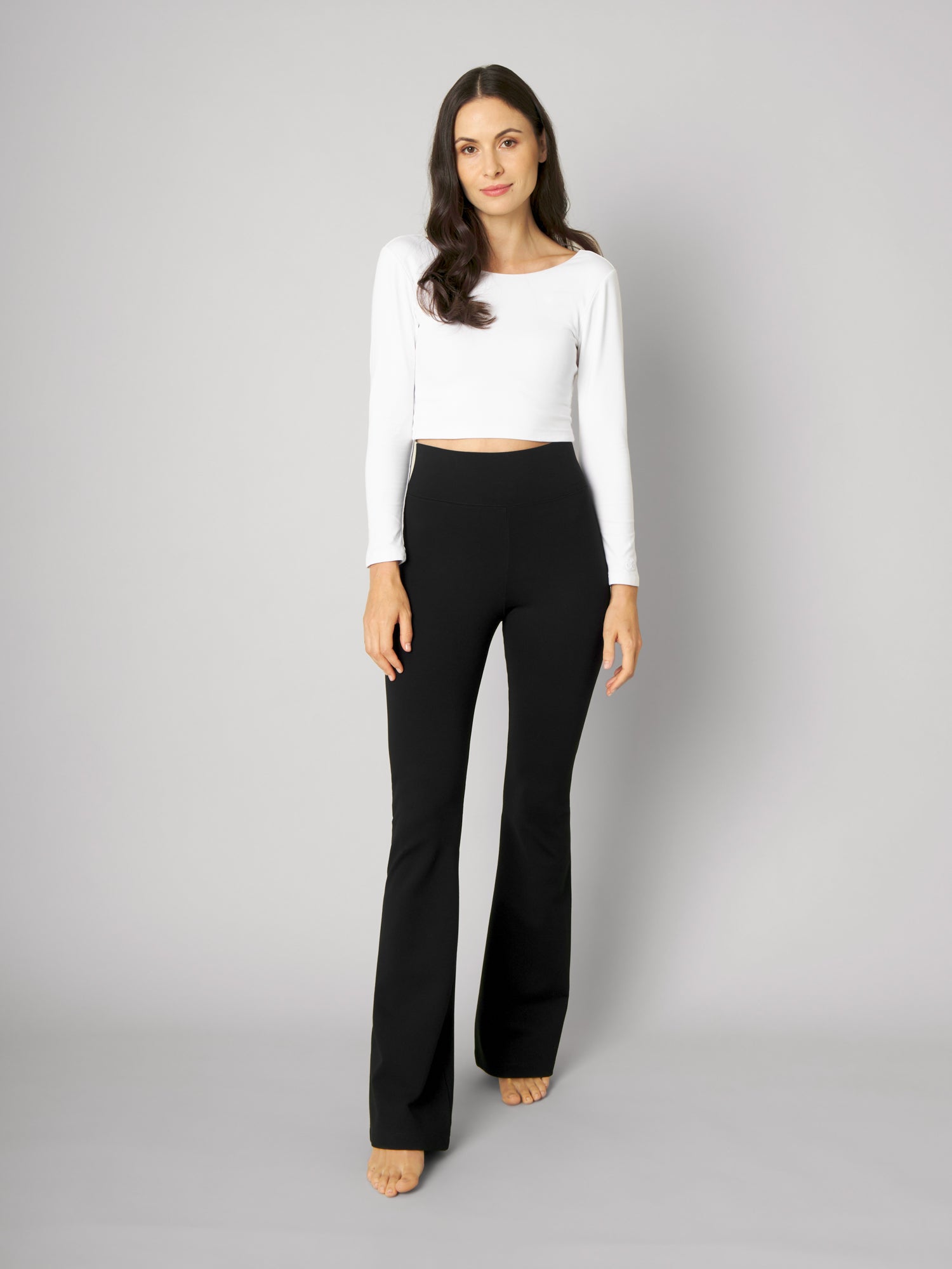 Leggings flared MARIE black