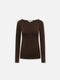 Longsleeve ISA dark brown
