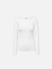 Longsleeve ISA in Weiß