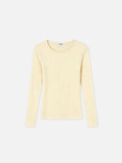 Longsleeve LINNEA in Butteryellow