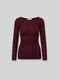 Longsleeve ELENI burgundy