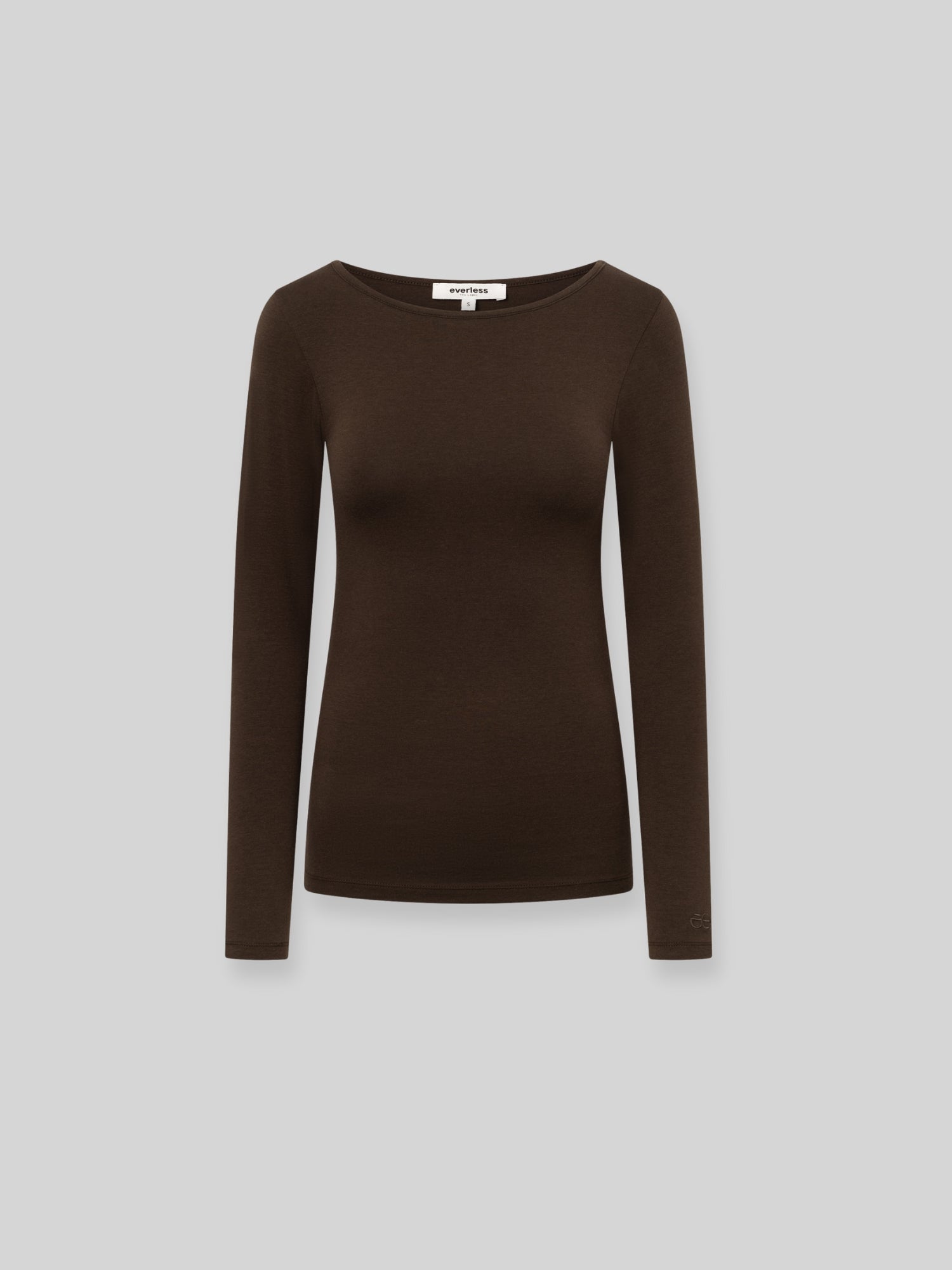 Longsleeve ISA dark brown