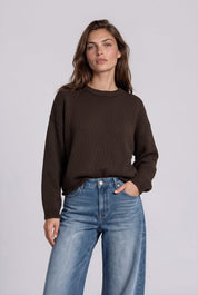 Strickpullover IVA dark brown