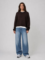 Strickpullover IVA dark brown