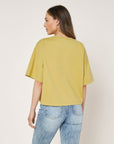 T-Shirt Philippa cropped pistachio