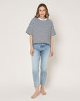 T-Shirt Philippa cropped striped