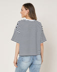 T-Shirt Philippa cropped striped