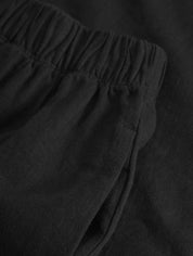 Leinen-Short MICHI black